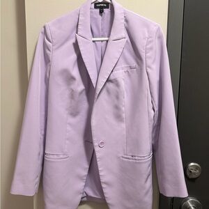 Express Light Purple Blazer